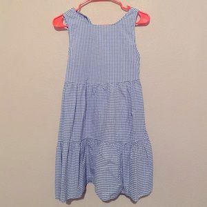 Women’s gingham dress.